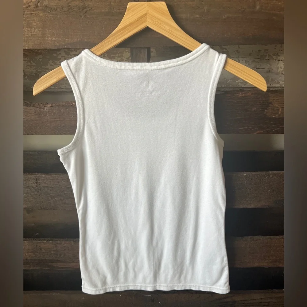 JUSTICE Girls Tank in White 14/16